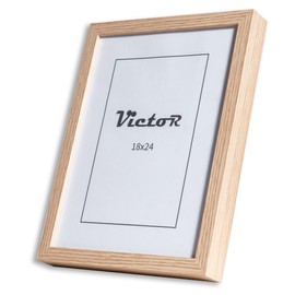 VictoR Picture Frame Stem 18 x 24 cm in Beige - Modern Photo Frame - Deep Picture Frame - Beige Picture Frame 18 x 24 cm