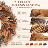 24" Fall Wreaths for Front Door, Fall Wreaths with Eucalyptus
