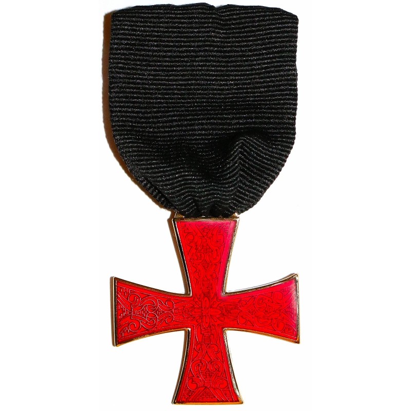 KNIGHTS TEMPLAR MASONIC ILLUSTRIOUS ORDER RED CROSS JEWEL DMP100