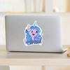 CafePress MLP Izzy Born to Upcycle Medium Die Cut Sticker,