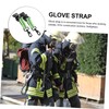 Hohopeti 2pcs Firefighter Glove Holder Straps Double Clasp Design Construction
