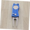 Sosoport 3pcs Golf Equipment Divot Repair Tool Ball Marker Stainless