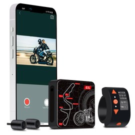 VSYSTO Q3L Mini Motorcycle Dash Cam with 1080P Front & Rear Camera Waterproof - WiFi App, G-Sensor, 512GB & Loop Recording