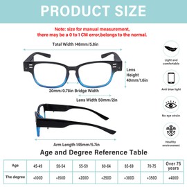 3Pack Reading Glasses with Light Bright LED Readers Magnifying Glass with lights Anti Blue Light Hands Free Magnifier Eyeglasses for Close Work Hobbies Reading Craft Lighted Reading Glasses+200