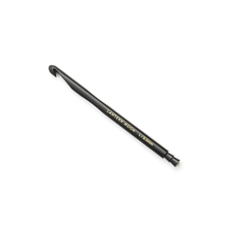 Lantern Moon Single Crochet Hook Size J, White
