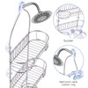 Tondiamo 6 Pieces Bathroom Shower Caddy Connectors Shower Caddie Easy