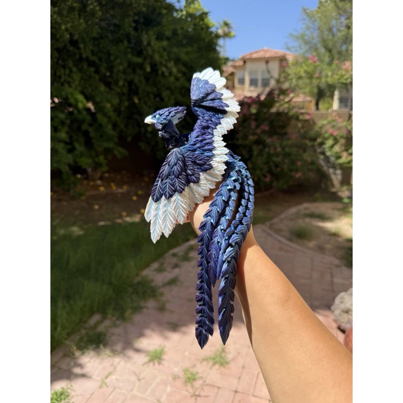 3D Printed 1 Pack Phoenix Animals 14.5” Luminous Articulated Toy
