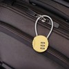 M METERXITY 3-Pack Combination Locker Lock, 3 Digit Round Shaped