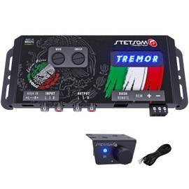 Stetsom Tremor Bass Restoration Processor, Car Audio Bass Booster Expander with Remote (Mexico Sticker Free)
