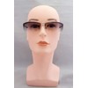 Mukojima PY1219-1 MYS Sunglasses, Square Type, Smoke x Silver, Gradient