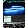 PWOBVZ Blue LED Side Marker Lights for Dodge Challenger 2015-2023,