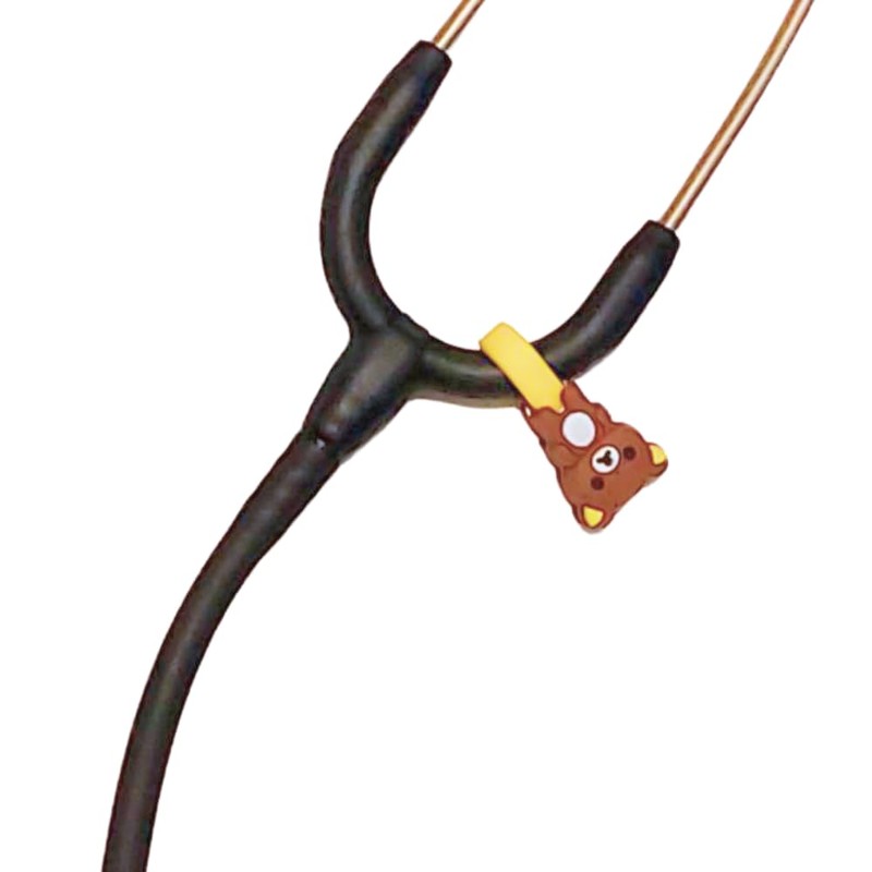 Stethoscope Charms Clip - Brown Bear - Medical Gift