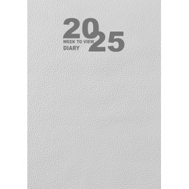 Diary 2025 week to view: Dated planner appointment book with times , 30 Minute Intervals .