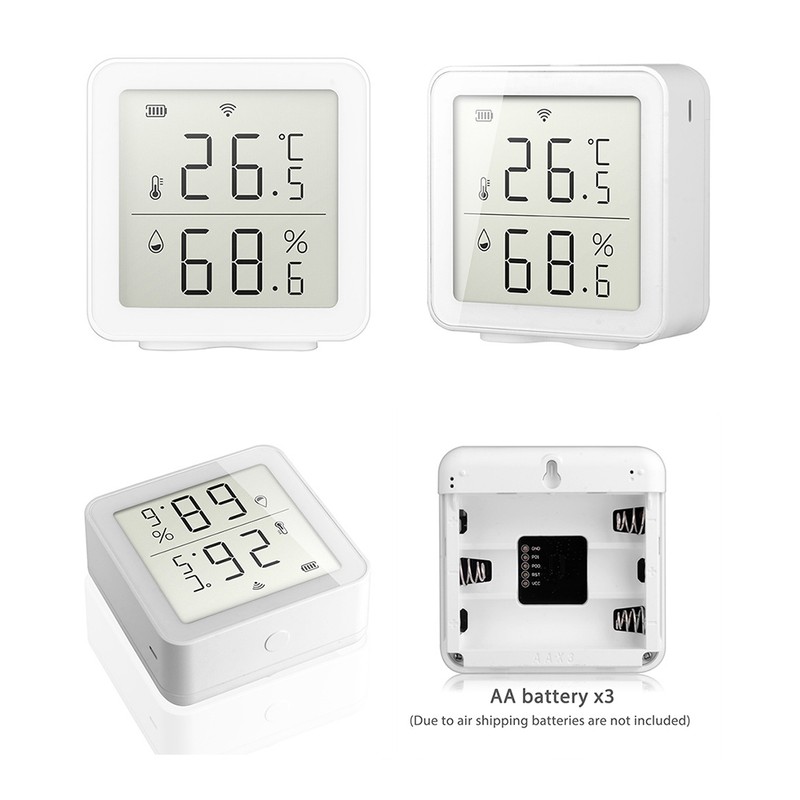 Smart WiFi Humidity Sensor Hygrometer Outdoor Indoor Thermometer Digital LCD
