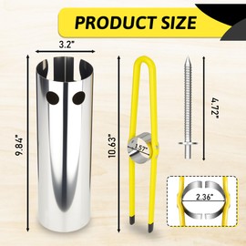 Corn Stripper for Corn on the Cob,Electric Corn Kernel Remover Tool with Drill Bit, Adjustable Corer,Stainless Steel Collector to Prevent Splashing,Corn Cutter for Efficient Mess-Free Kernel Removal