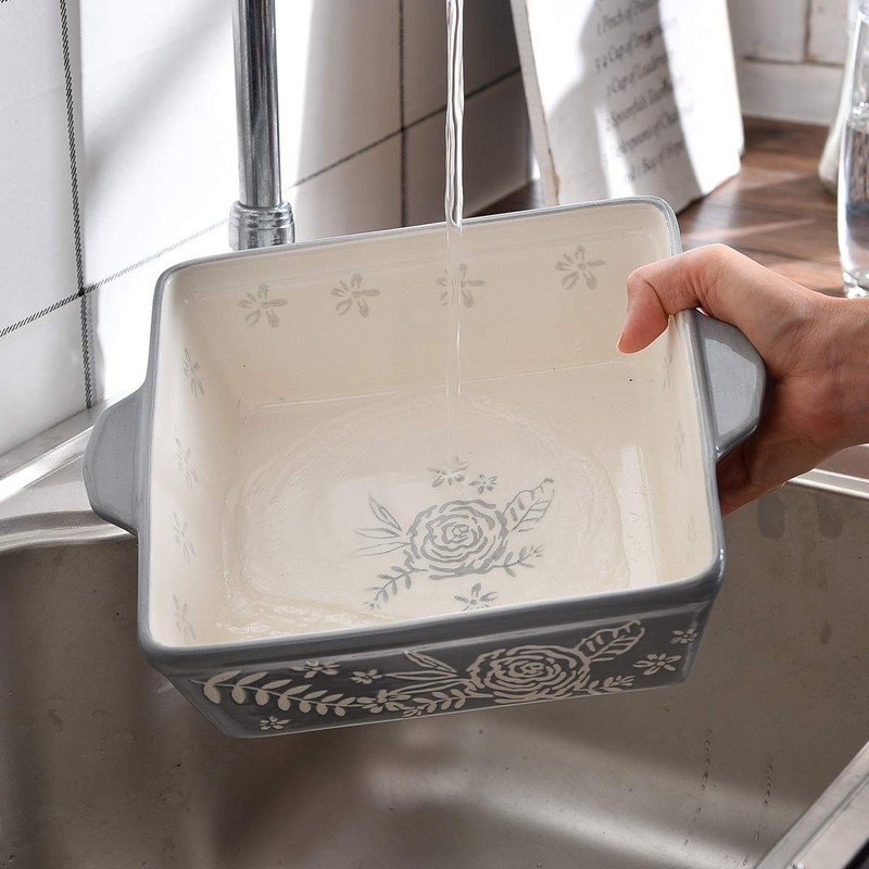 Wisenvoy Baking Dish 8x8 Baking Pan Brownie Pan Casserole Dish