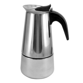 6 Cup Brew-fresh Stainless Steel Italian Style Expresso Coffee Maker for Use on Gas Electric and Ceramic Cooktops(an Expresso Cup Is Apx 2.50 Ounces, or 70ml)