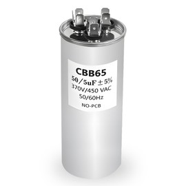 3313107.018 Capacitor - Reliable 3313107.018 50 5uf 5% Compatible with Dometic RV Air Conditioner, CBB65/CBB65A, 370v/450VAC, Start Capacitor for Heat Pump Air Conditioner or AC Moto