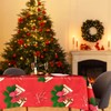 Christmas Table Cloth Rectangular Wipe Clean Tablecloths Rectangular Water Resistant