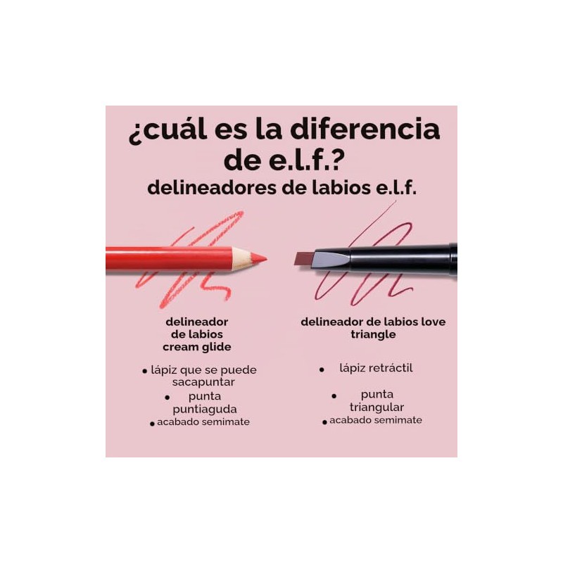 e.l.f. Cosmetics Cream Glide Delineador de Labios Mocha Move Café