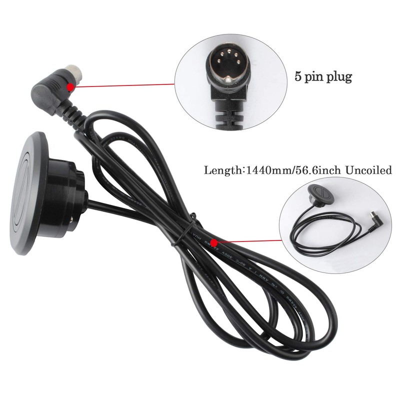 Podoy Recliner Switch with 2 Button 5 Pin Plug Universal