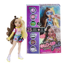 InstaGlam Glo Up Girls Erin Fashion Doll With 25 fashion Surprises and accessories. Collectable Doll for kids Age 4+ 10 inch scale doll Unboxing toy