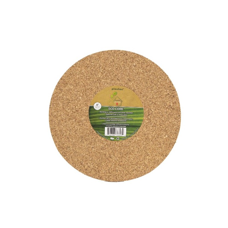 Plastec ECR08 Eco Cork Mat, 8-Inch - 100063920