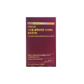 Esther Formula Yeo Esther Liposome Glutathione Ultra 9X 370mg x 30 sheets / / 에스더포뮬러 여에스더 리포좀 글루타치온 울트라 9X 370mg x 30매 /