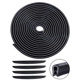Dutreg 10 Metre Car Door Edge Protection, Car Rubber Door Edge Protector with 4 Pieces, High-Quality Door Edge Protector Sticker, Window Seal for Sheets, Saloons, Trucks, SUVs, ATVs, Boats