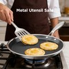 9.5" Crepe Pan Nonstick, 3-Ply Stainless Steel Omelet Skillet
