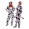 Rubie's Rubies Kuh-Kostüm für Erwachsene, Unisex, Einheitsgröße, weißer Jumpsuit mit
