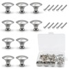 klahh 10Pcs Cabinet Knobs Cupboard Handles Knobs Round with 10