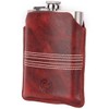 CRICKET-GIFTS Buffalo Leather Hip Flask 8oz 220ml