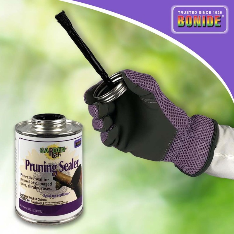 Bonide Garden Rich Pruning Sealer with Brush Top Applicator, 16