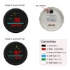 85mm Auto Digital Speedometer Odometer Tripmeter GPS Type 0-999 KM/H