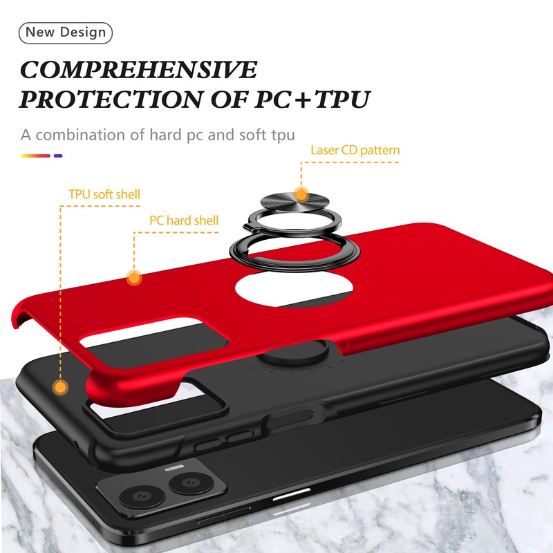 AKINIK for Moto G 5G 2023 Case, with 2pcs HD