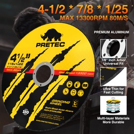Cut Off Wheels 4-1/2",25+2 Pack Metal Cutting Wheel,Thin 4.5” Metal & Stainless Steel Fast Cutting Discs for Angle Grinder - 7/8" Arbor Hole