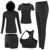 YAZHED 5 Piece Workout Fashion Outfits Women Yoga Gym Sports
