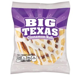Cloverhill Big Texas Cinnamon Rolls, 4 oz (Pack of 36)