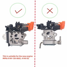 Mikatesi FS94R 4149 120 0602 Carburetor Kit FIT FOR STIHL FS94 RCEZ FS94RZ FS94R FS94RCEZ HL94Z HL94KZ KM94RCE KM94RZ Brushcutter with Air Filter Kit 4149-120-0602 Carb