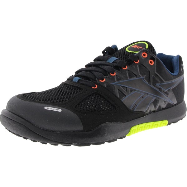 Reebok Men's Nano 2.0 Sneaker, Black/Digital Coral/Digital Lime, Men's Size