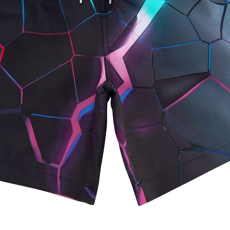 Young Boys Swim Trunks Size 13 14 Cool Magma Print