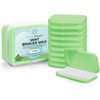Braces Wax, 50 Orthodontic Strips & Cases (Mint) - 10