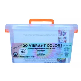 Color Haven Co. Tie Dye Kit-SUPER KIT-118 Piece Kit/20 Colors/Plant Based Dye