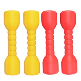 NUOBESTY 2 Pairs children weights fitness mini Dumbbells Toy kindergarten dumbbell toddler exercise small dumbbells for kids toys for infant boys kids Dumbbell Toy travel taste pretend