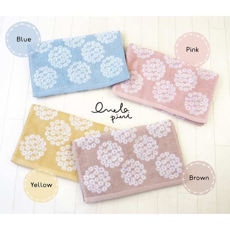 Kosugizen Onnera Face Towel, 13.4 x 31.5 inches (34 x