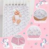 Viviland 3 Pieces Baby Bedding Set for Boy Girls, Baby