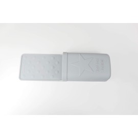 Hot Iron Holster | Adhesive-Free Silicone Storage Pocket for Organization and Travel | Heat Resistant to 500°F | Ideal for Curling Irons, Hair Straighteners, and Other Hot Tools | Stone