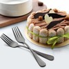 Black Dinner Forks Set of 12, LIANYU Stainless Steel Silverware