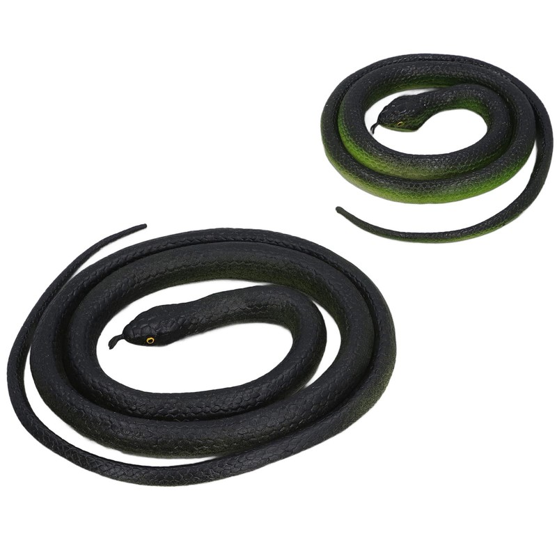 2 Set Snake Prank with String Clip Lifelike Adult Clip